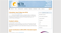 Desktop Screenshot of beta-iatefl.org
