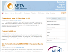 Tablet Screenshot of beta-iatefl.org
